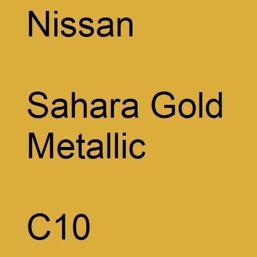 Nissan, Sahara Gold Metallic, C10.